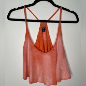 UO BDG cotton crop oversized distressed tank top